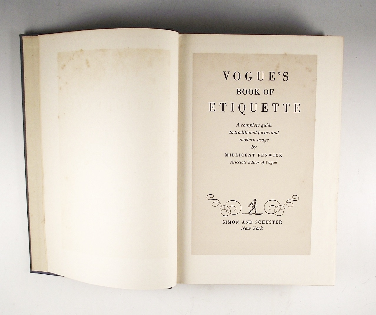 1948 "Vogue's Book of Etiquette".