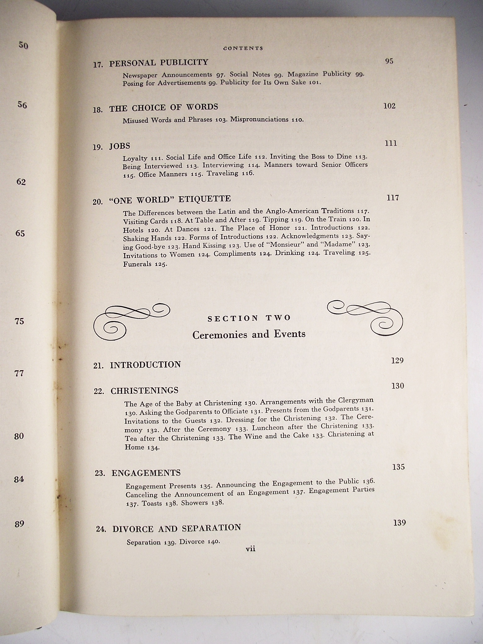 1948 "Vogue's Book of Etiquette".