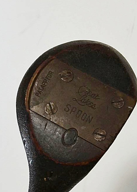Vintage Great Lakes golf club driver.