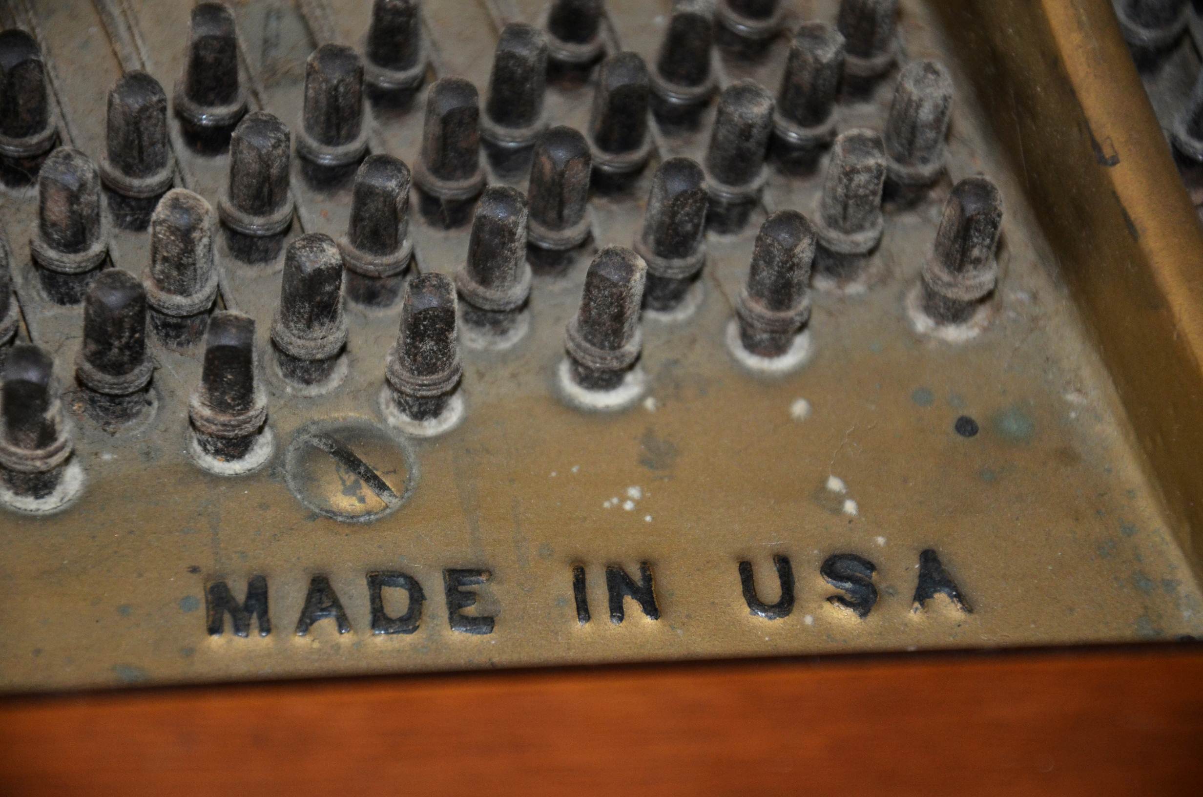 Circa 1930's George Steck baby grand piano.