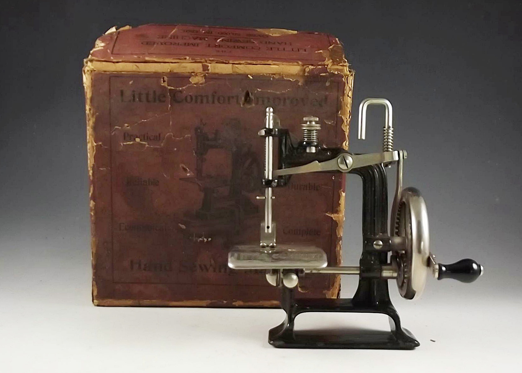 Little Comfort Improved Hand Sewing Machine.