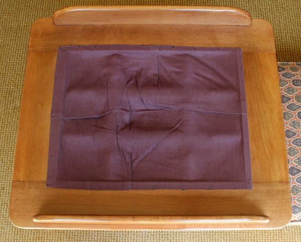 Thomasville Maple Oversized Footstool 