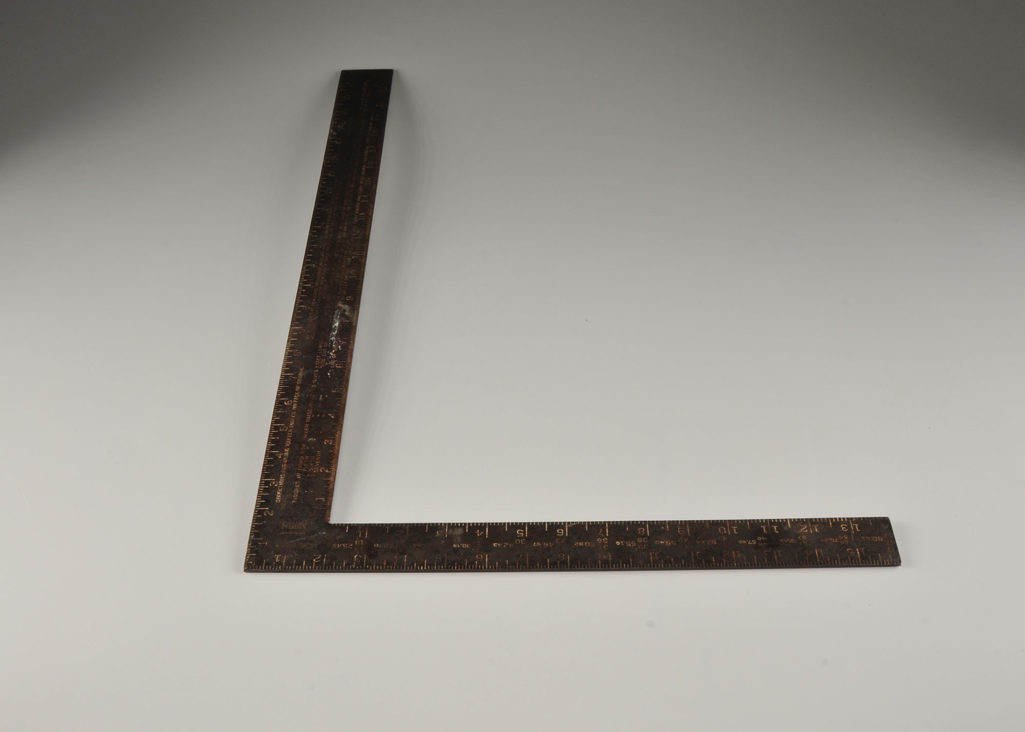 Antique Nicholls Tools Steel Framing Square