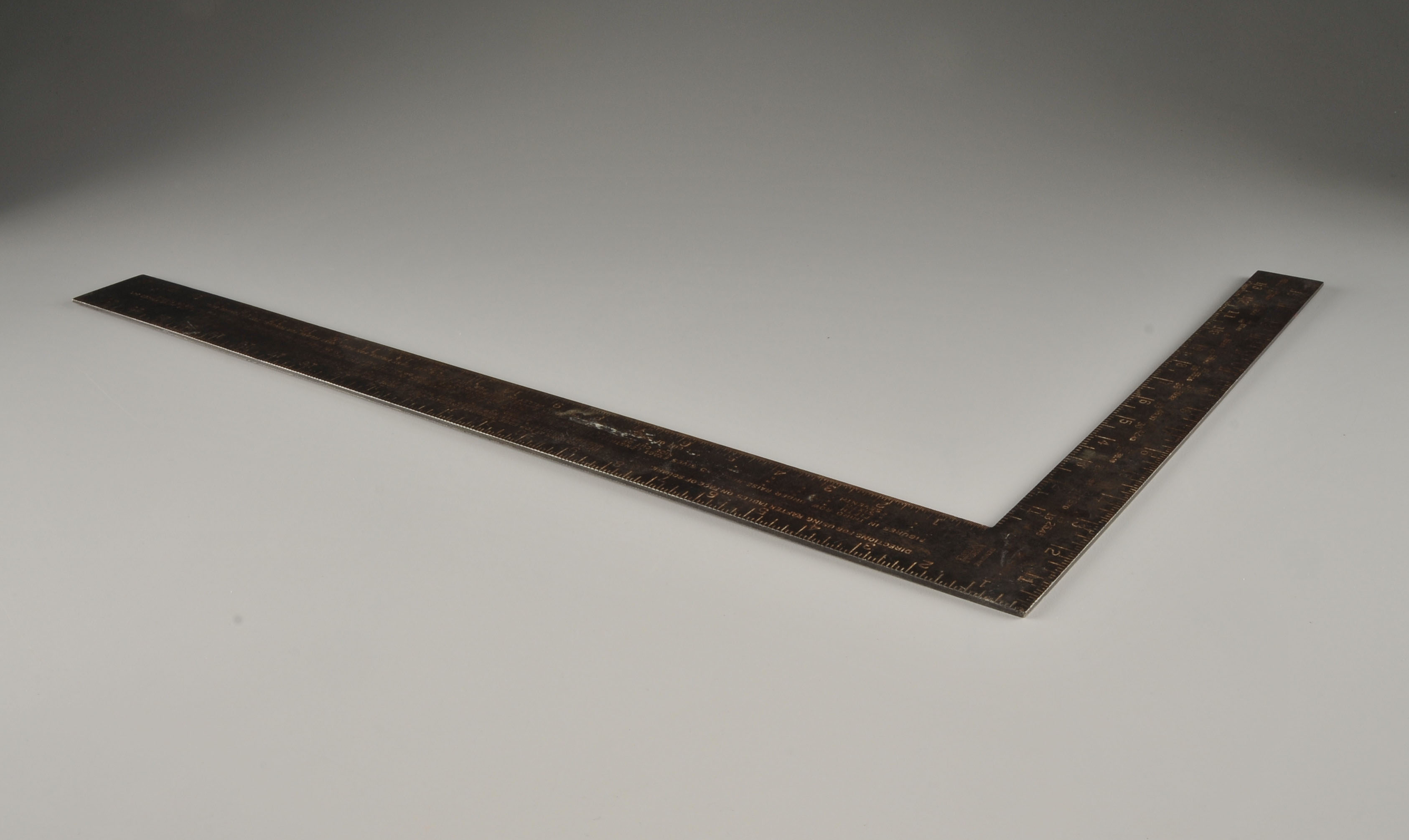 Antique Nicholls Tools Steel Framing Square