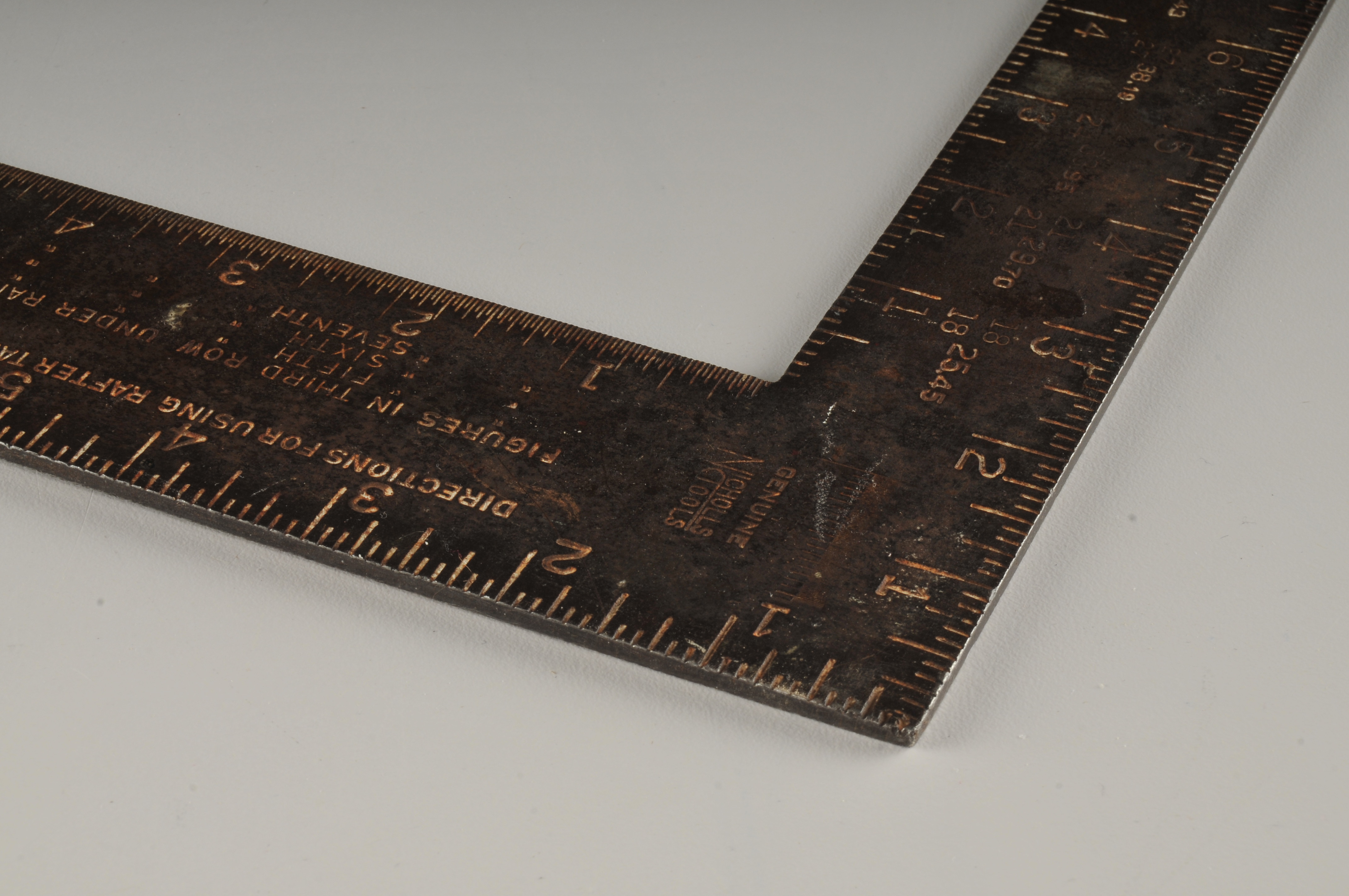 Antique Nicholls Tools Steel Framing Square