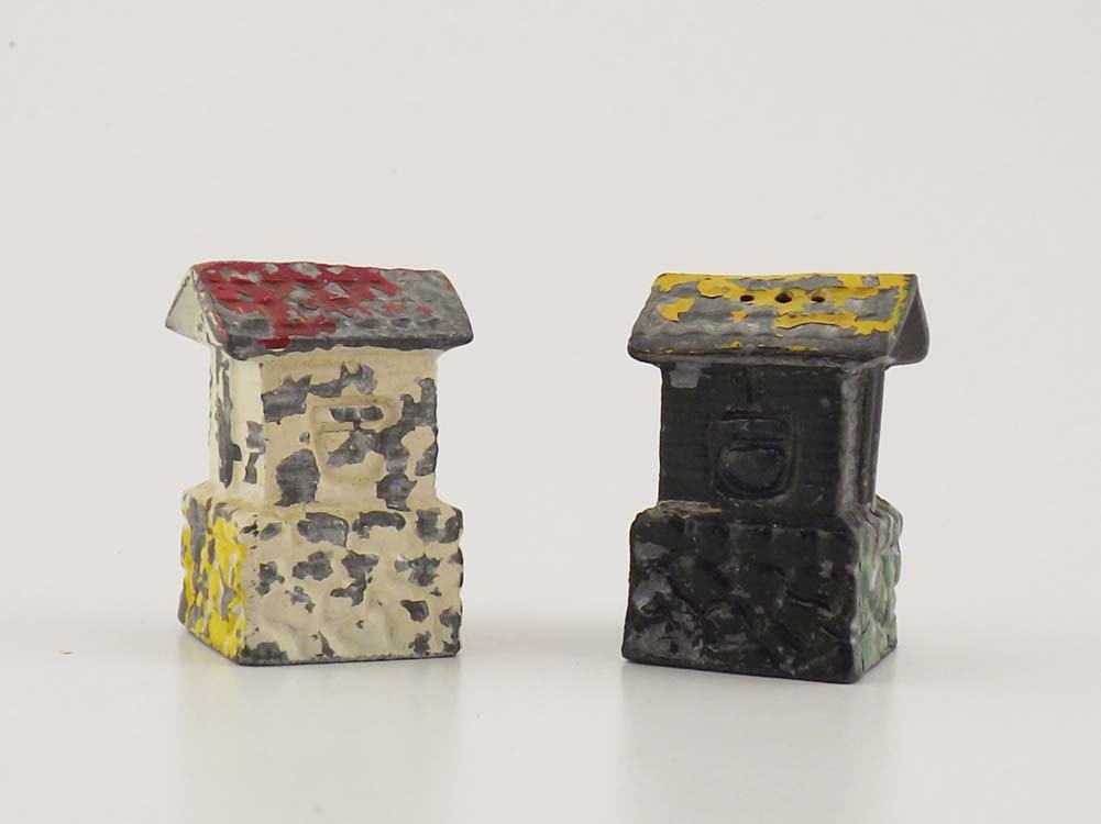 Vintage Wishing Well Salt and Pepper Shakers