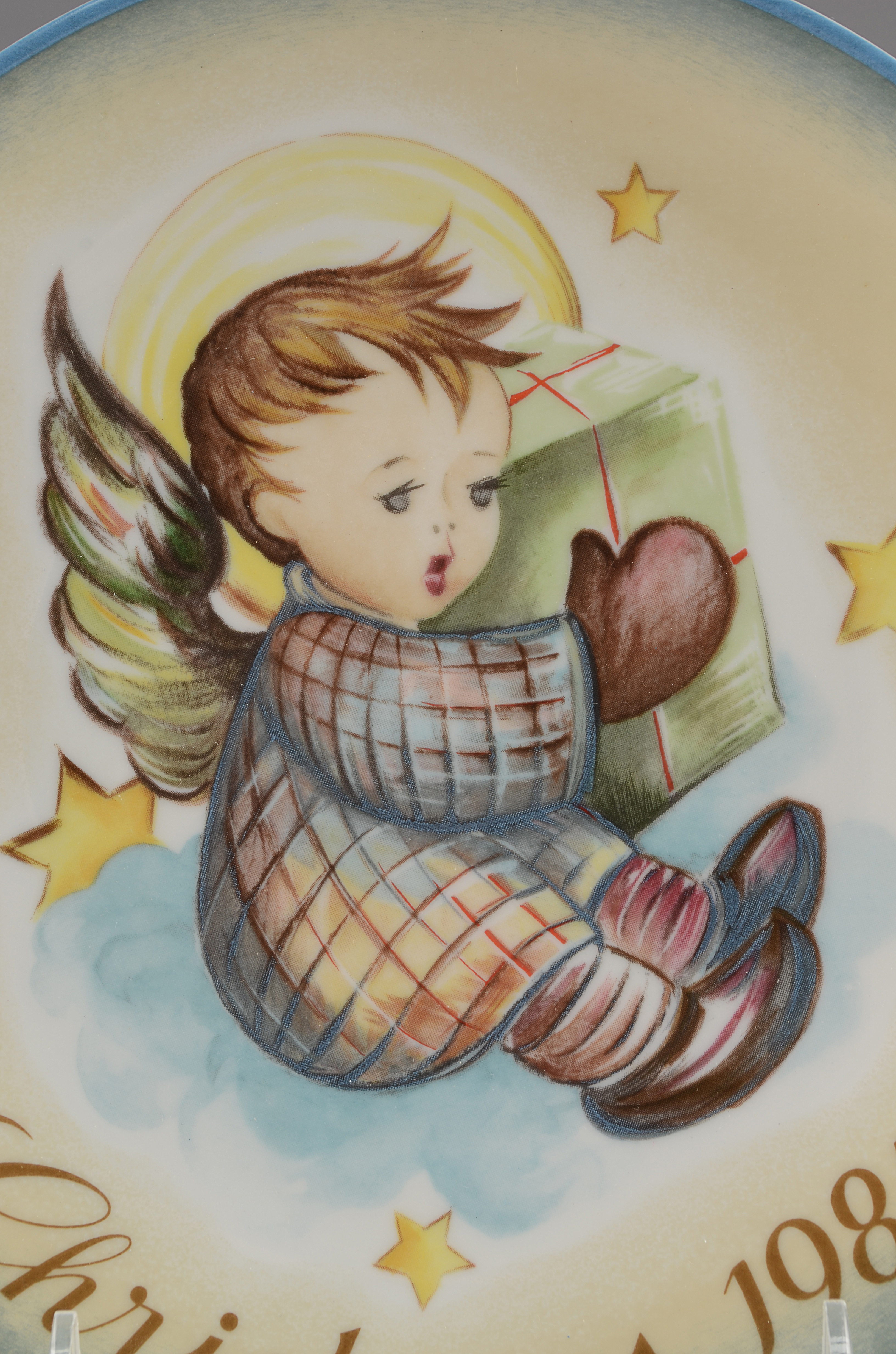  Schmid Christmas Plate, 1984, 'A Gift from Heaven' Fourteenth  Limited Edition