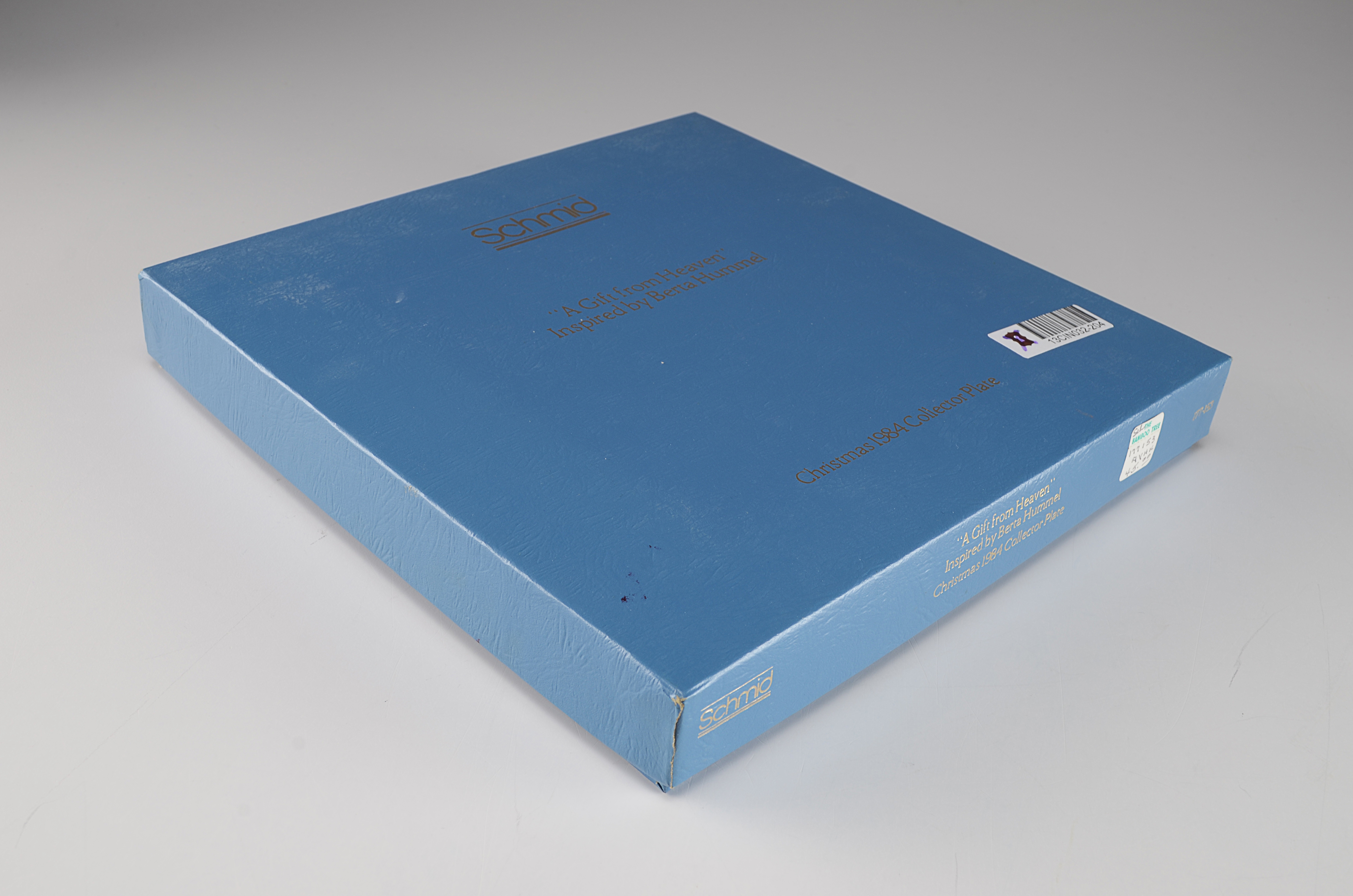  Schmid Christmas Plate, 1984, 'A Gift from Heaven' Fourteenth  Limited Edition