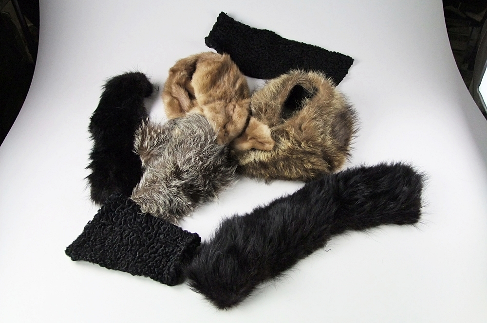 Vintage fur collars
