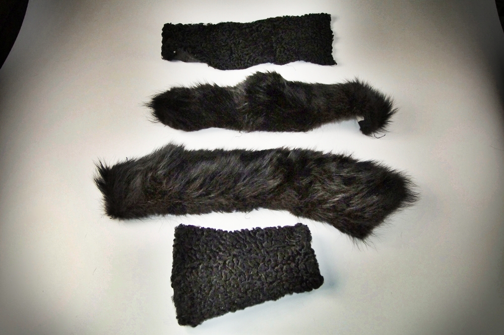 Vintage fur collars