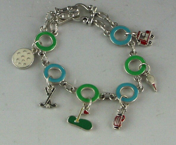 Golf Charm Bracelet