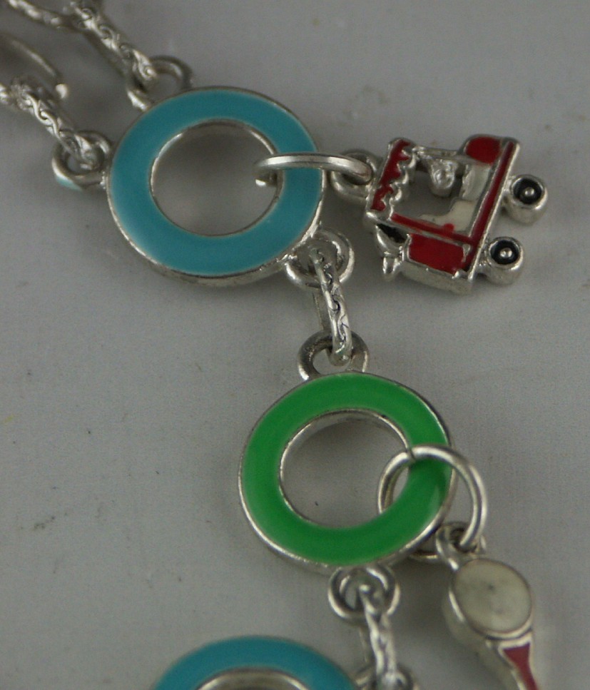 Golf Charm Bracelet