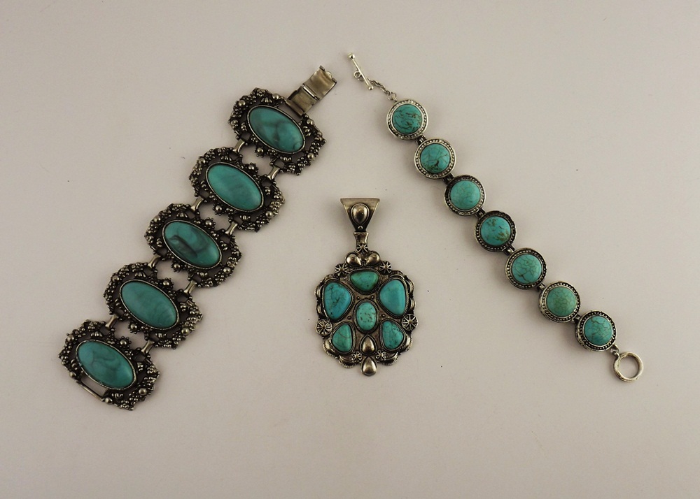 Faux Turquoise Stone Jewelry