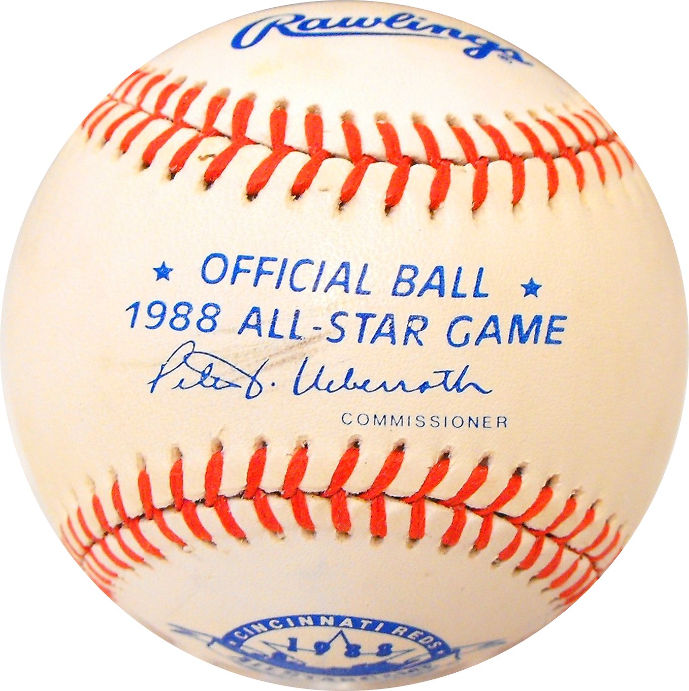 Marty Brennaman/Joe Nuxhall autographed baseball