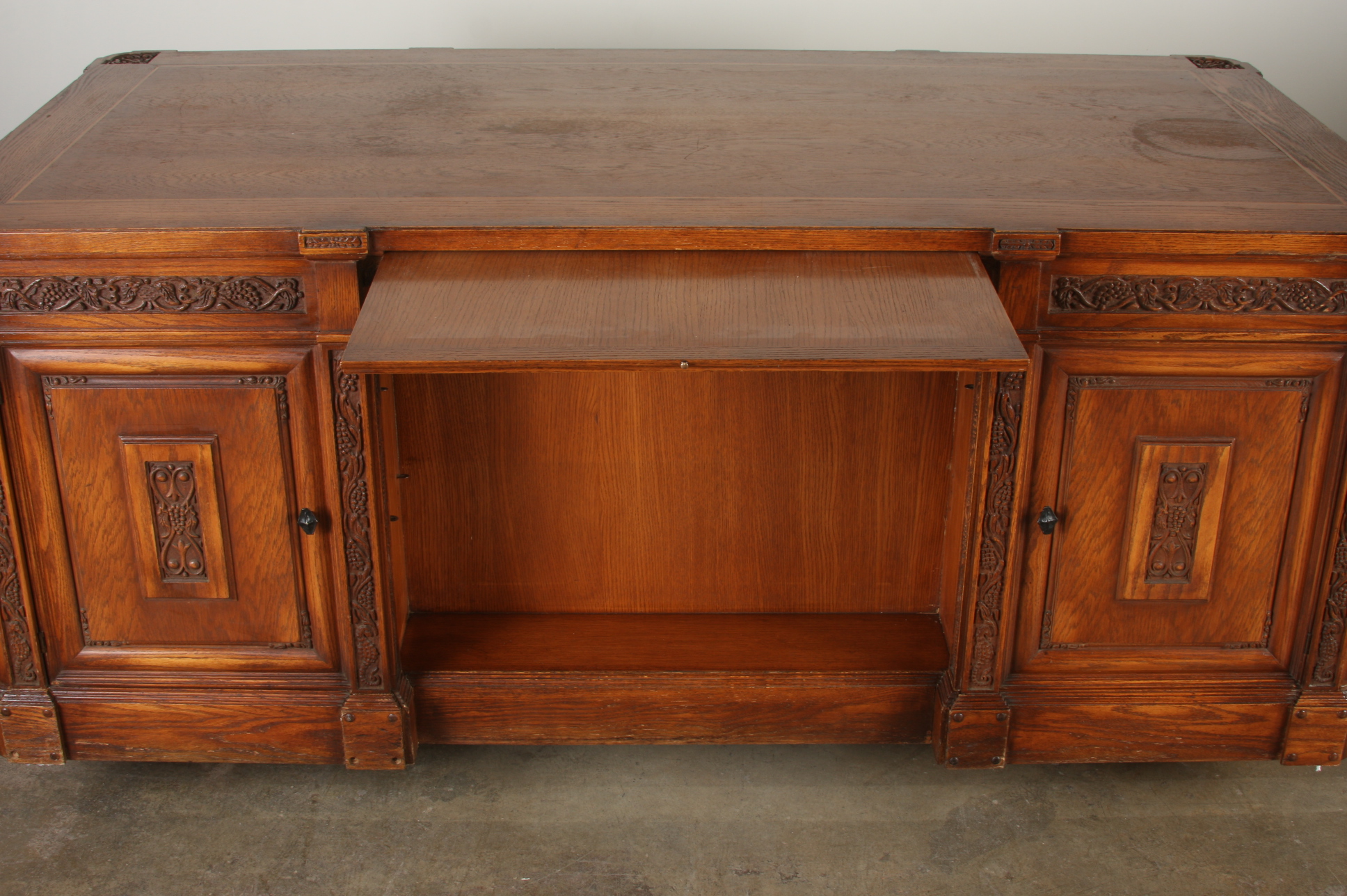 Romweber Viking Oak Executive Desk