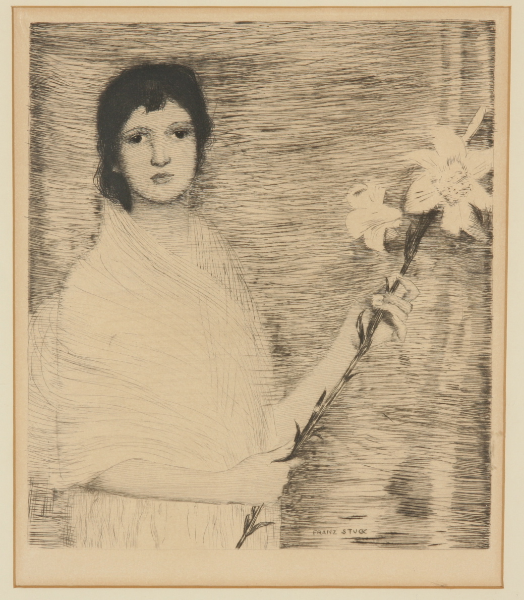 Original Franz Stuck Etching