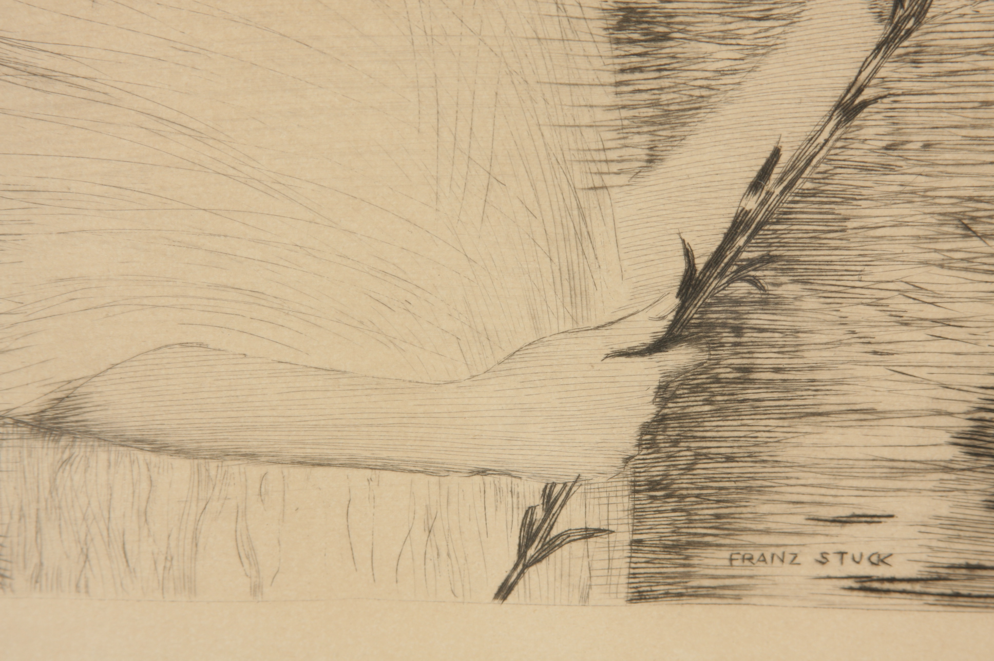 Original Franz Stuck Etching