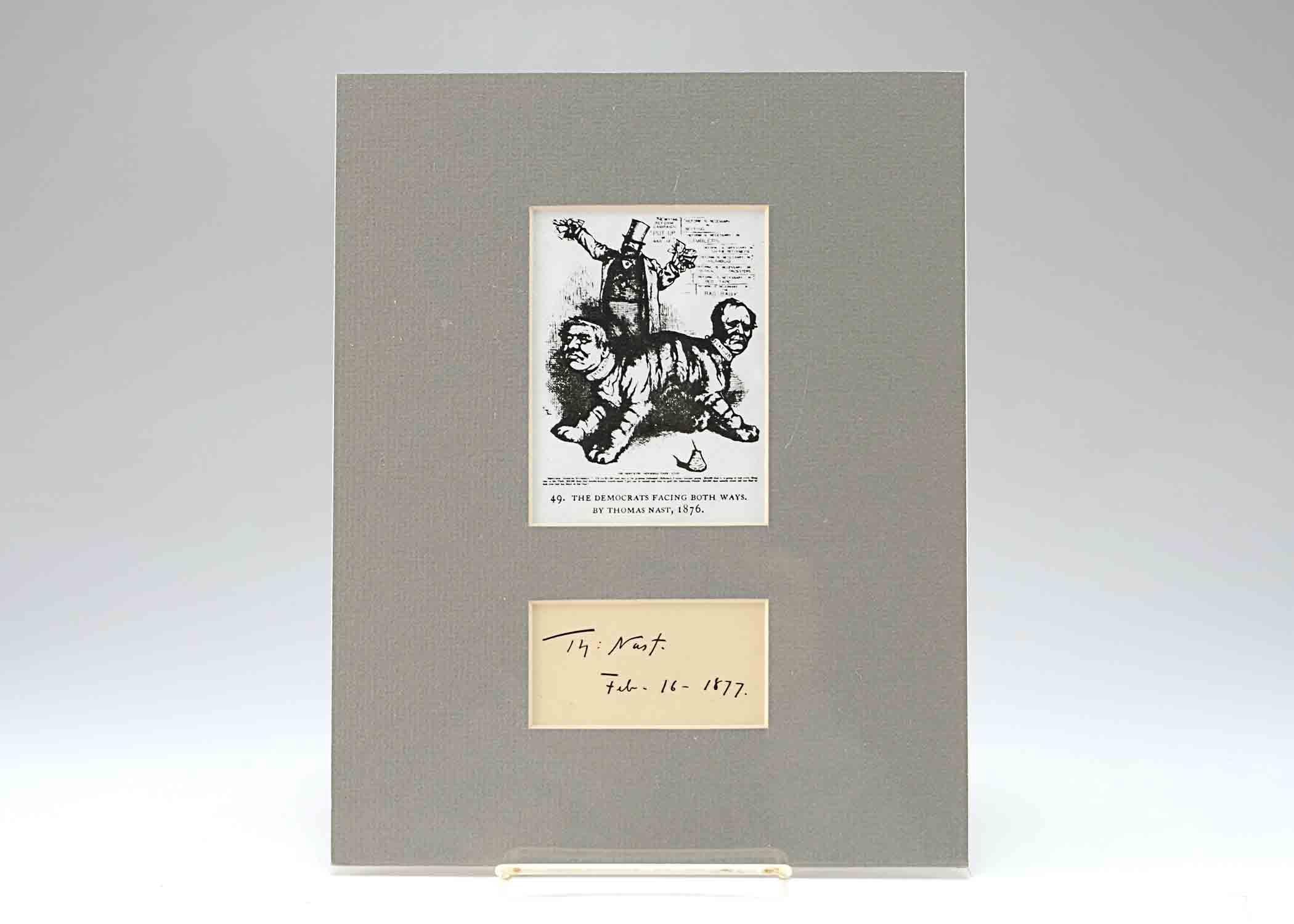 Thomas Nast Signature Card