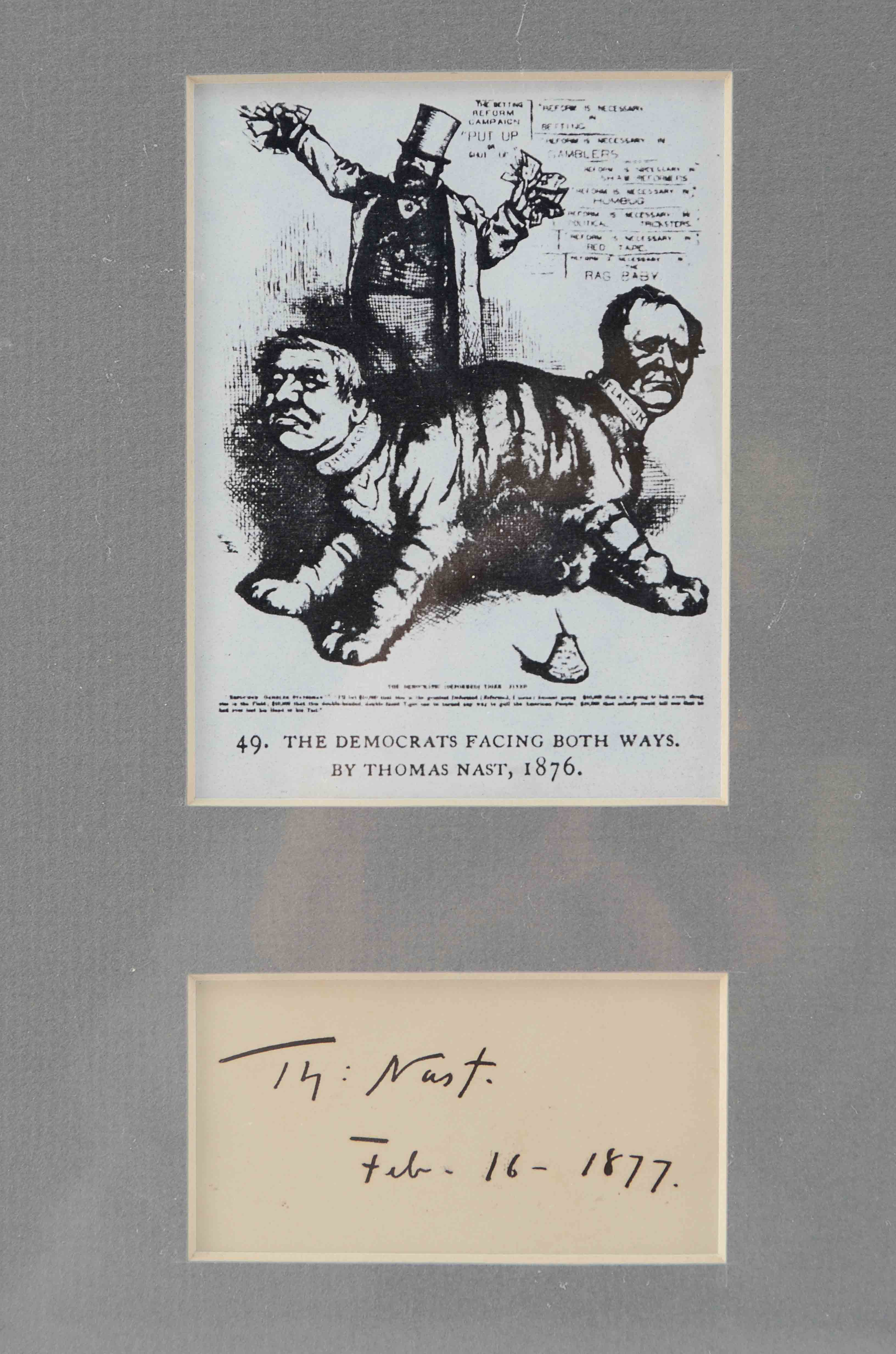 Thomas Nast Signature Card