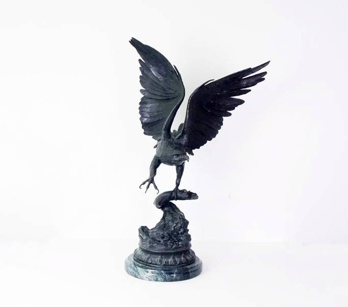 Jules Moigniez Bronze Eagle