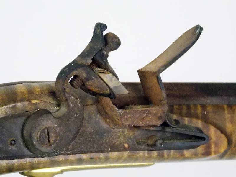 Antique Flintlock Long Rifle