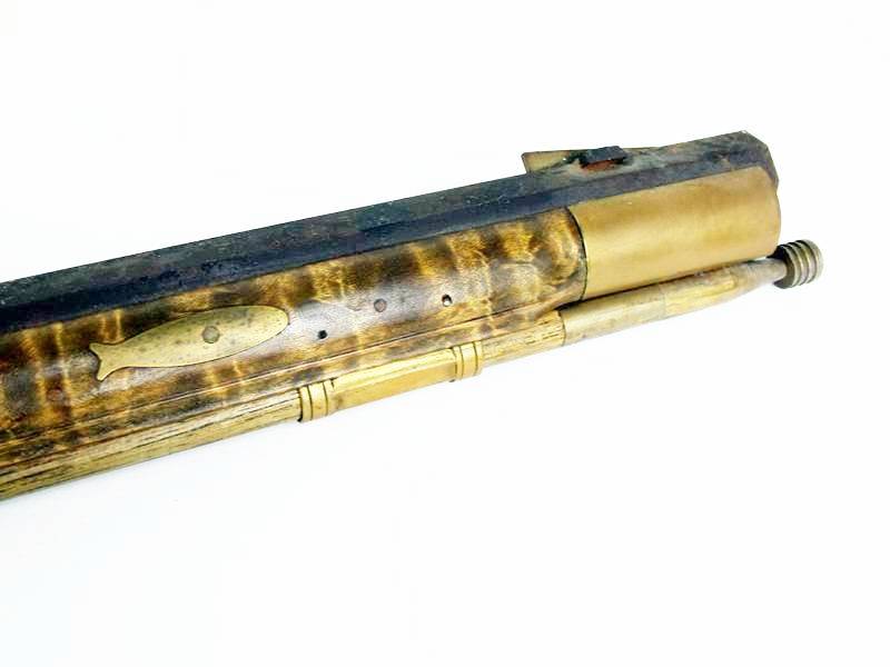 Antique Flintlock Long Rifle