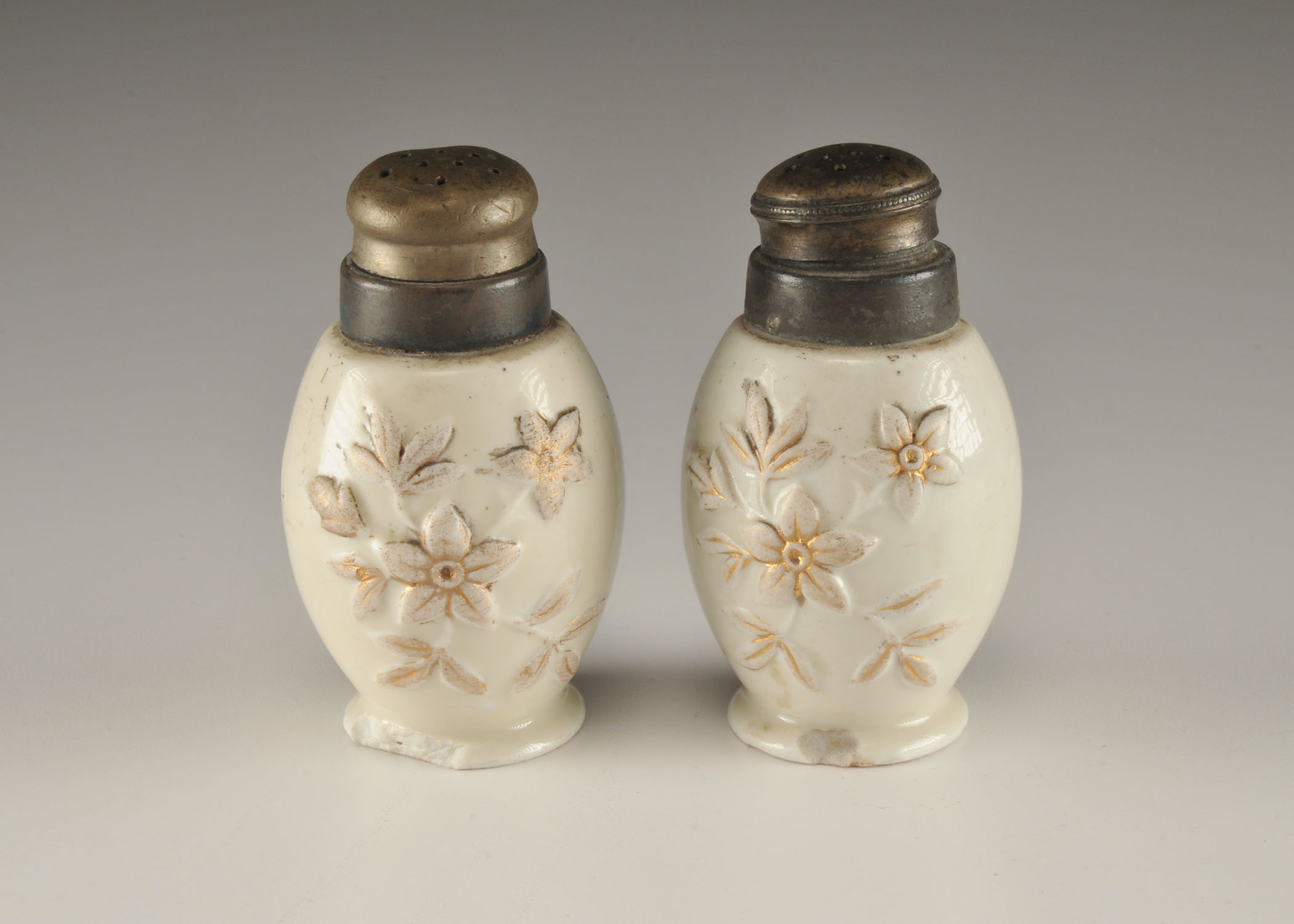 Victorian Porcelain Salt and Pepper Shakers