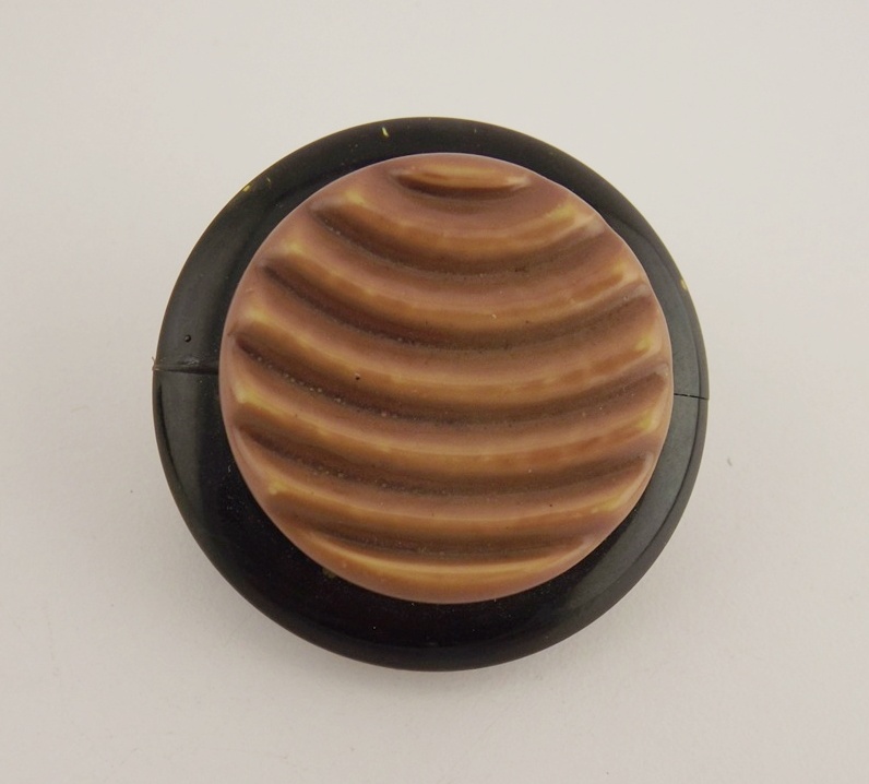 Vintage Button Earrings, Pin, Beaded Jewelry