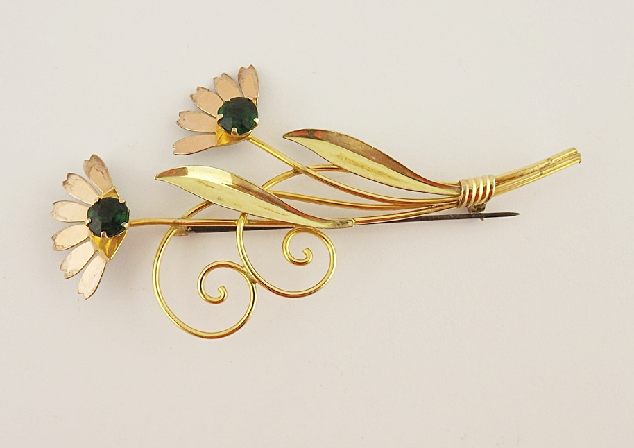 Vintage Green Stone Jewelry