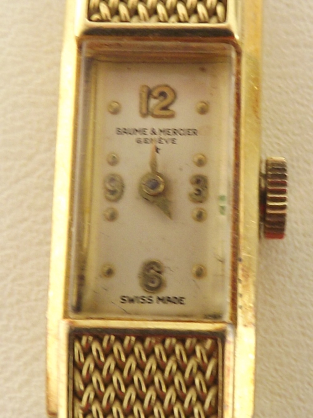 Vintage 18k Gold Baume & Mercier Ladies' Watch