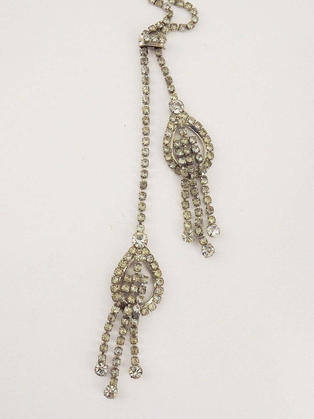 Rhinestone Bracelet, Necklace, Earrings