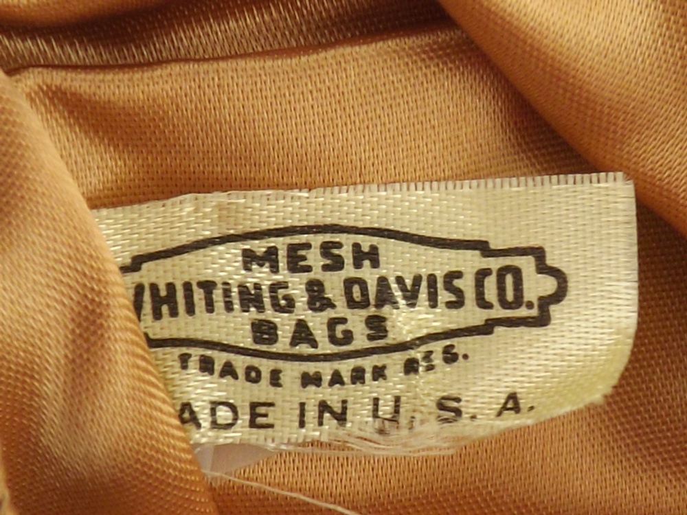 Wniting & Davis Copper Mesh Drawstring Bag