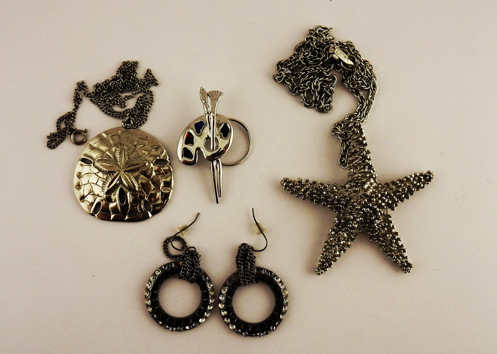 Fun Silvertone Jewelry