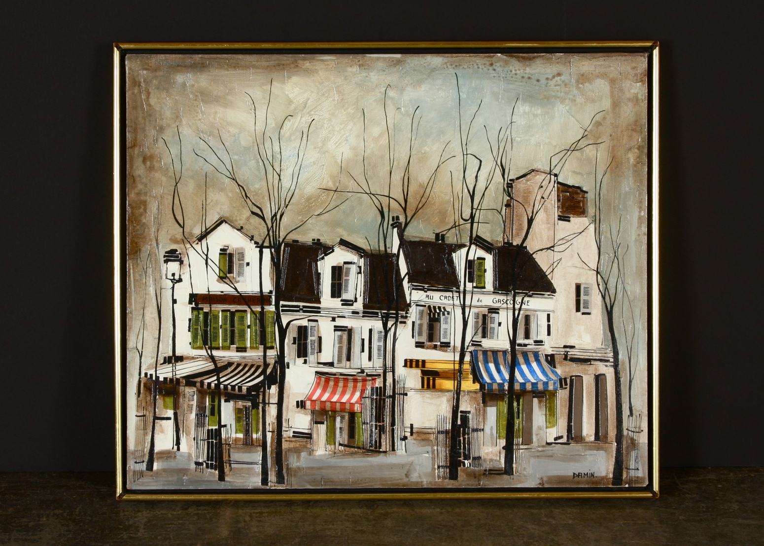 Original Georges Damin Oil on Canvas 