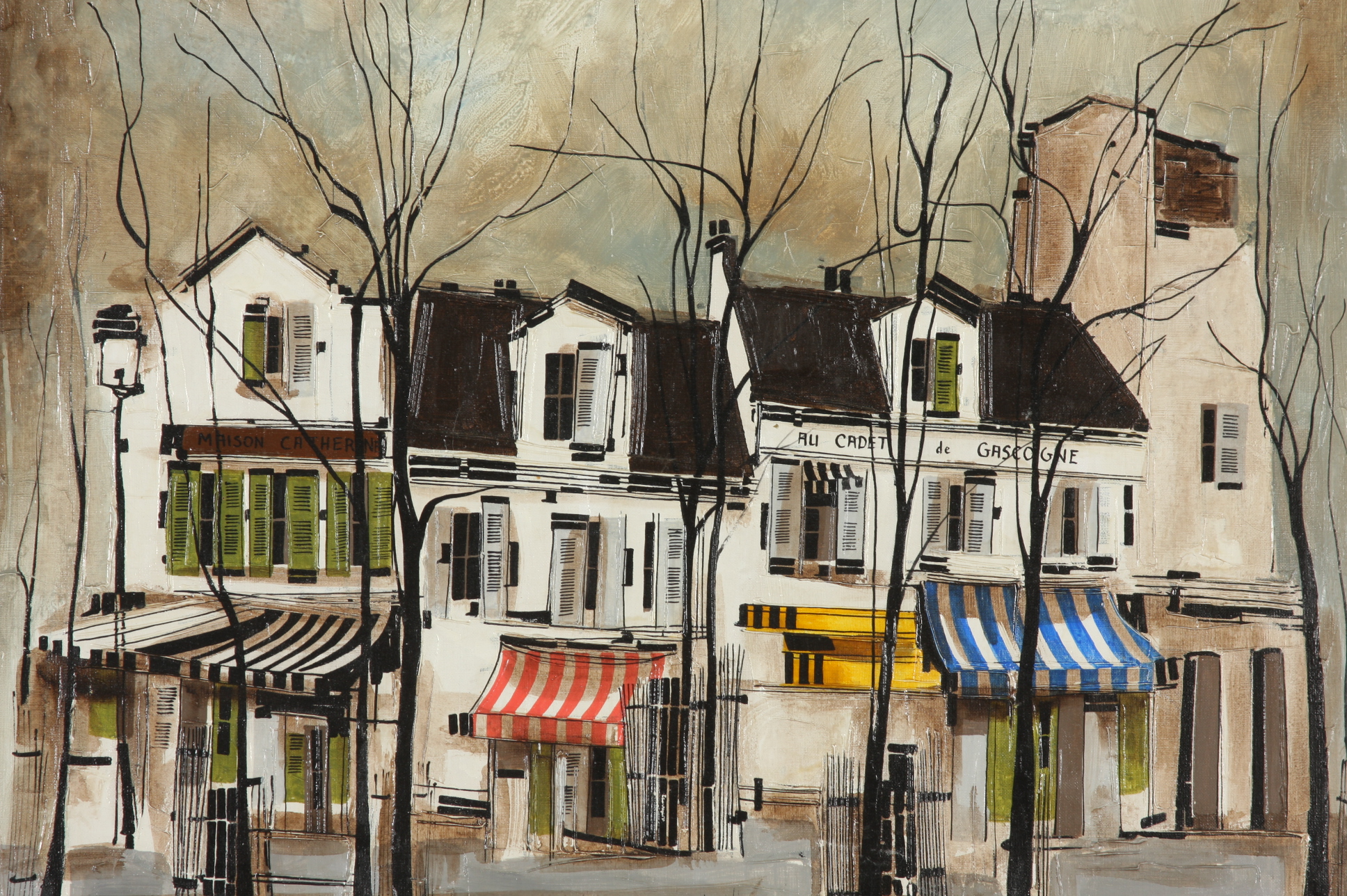 Original Georges Damin Oil on Canvas 