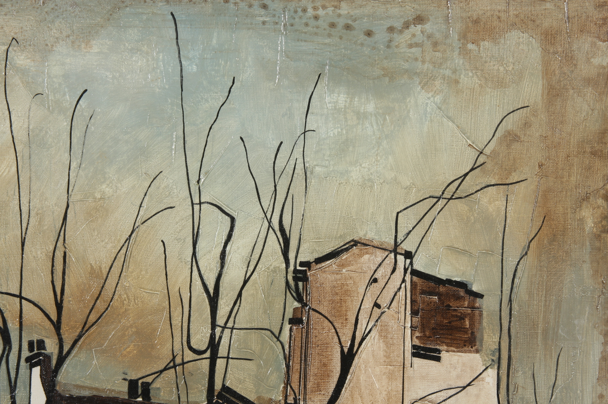 Original Georges Damin Oil on Canvas 