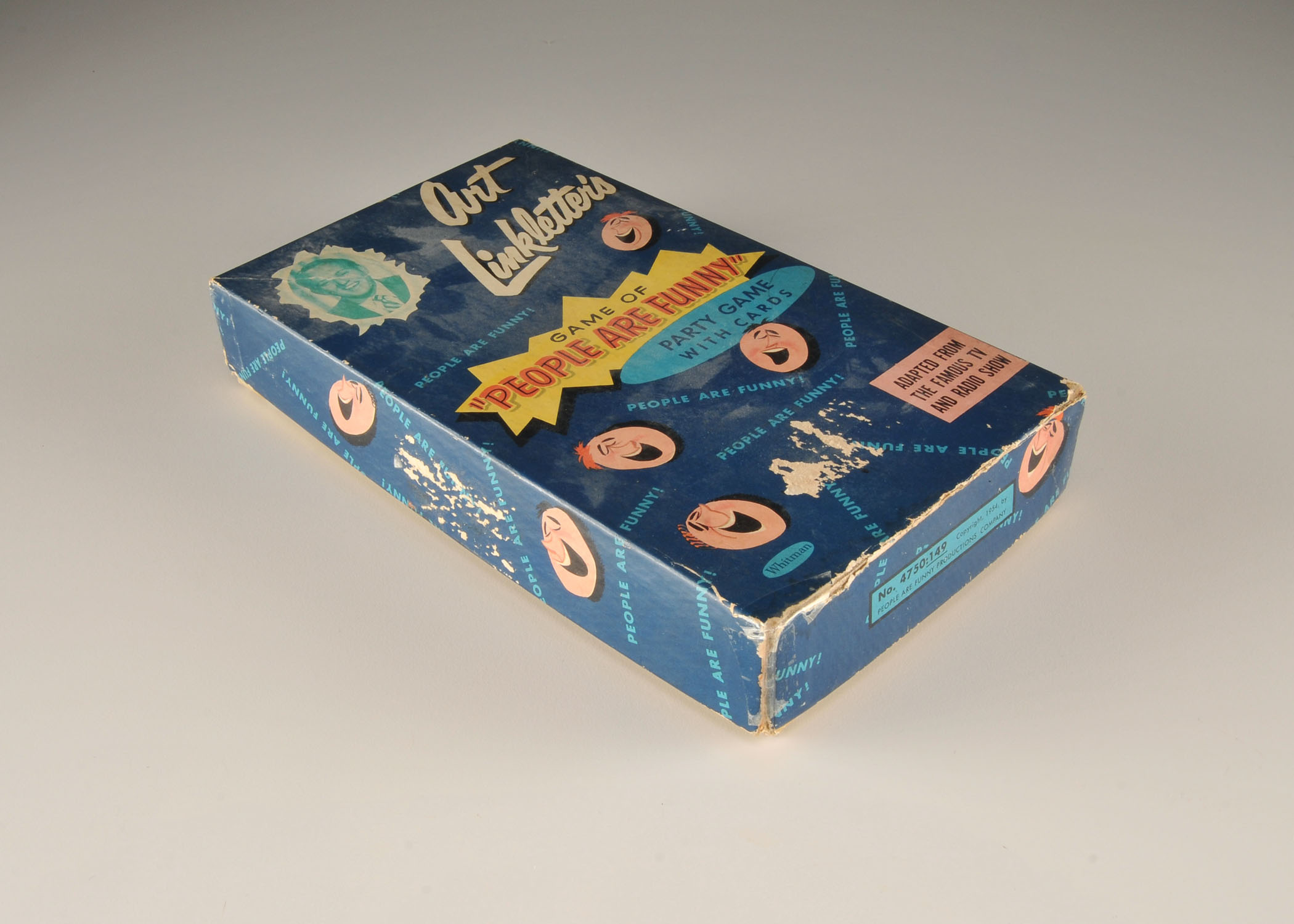 Vintage Art Linkletter's Game of "People Are Funny" Party Game with Cards