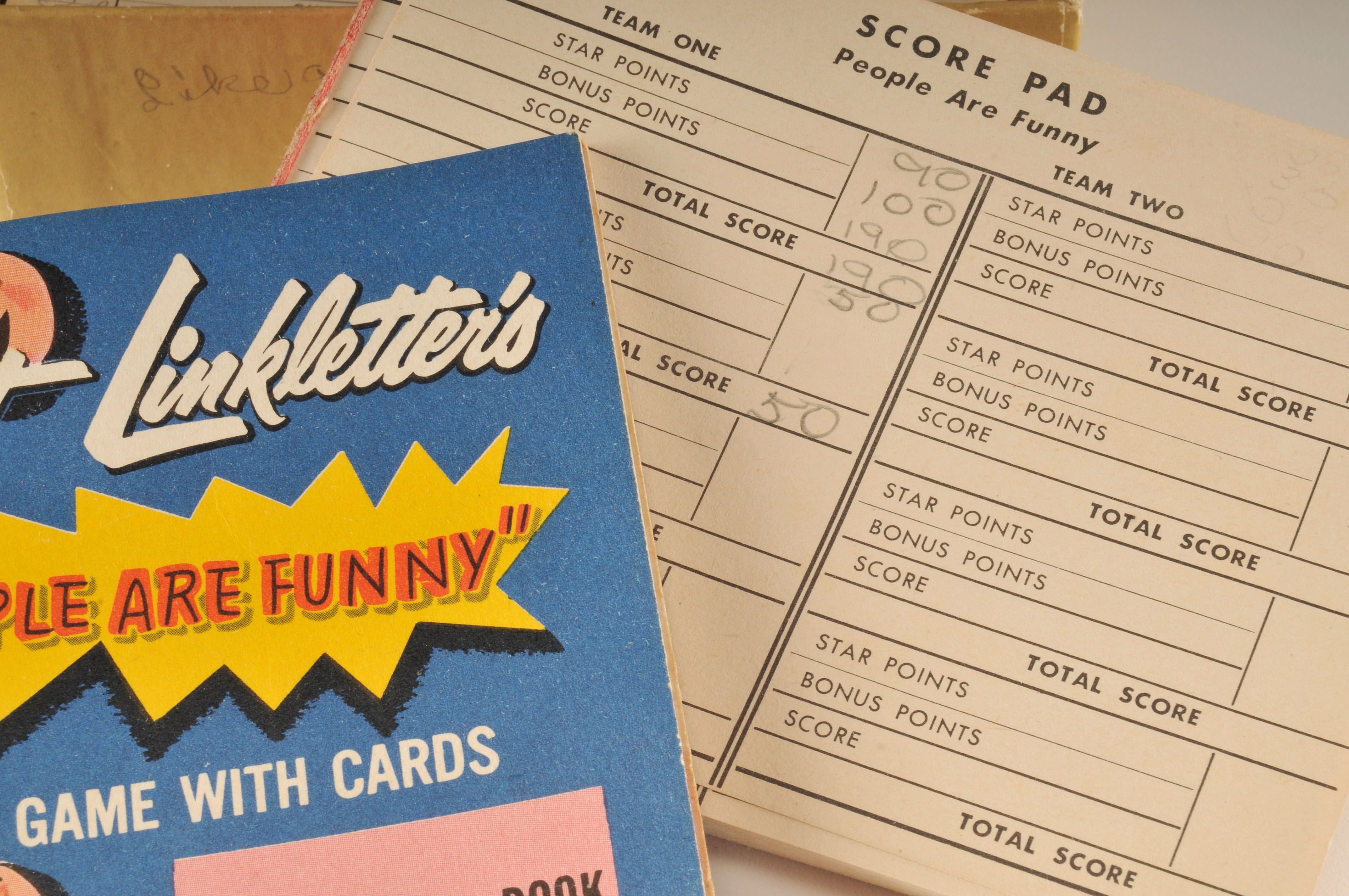 Vintage Art Linkletter's Game of "People Are Funny" Party Game with Cards
