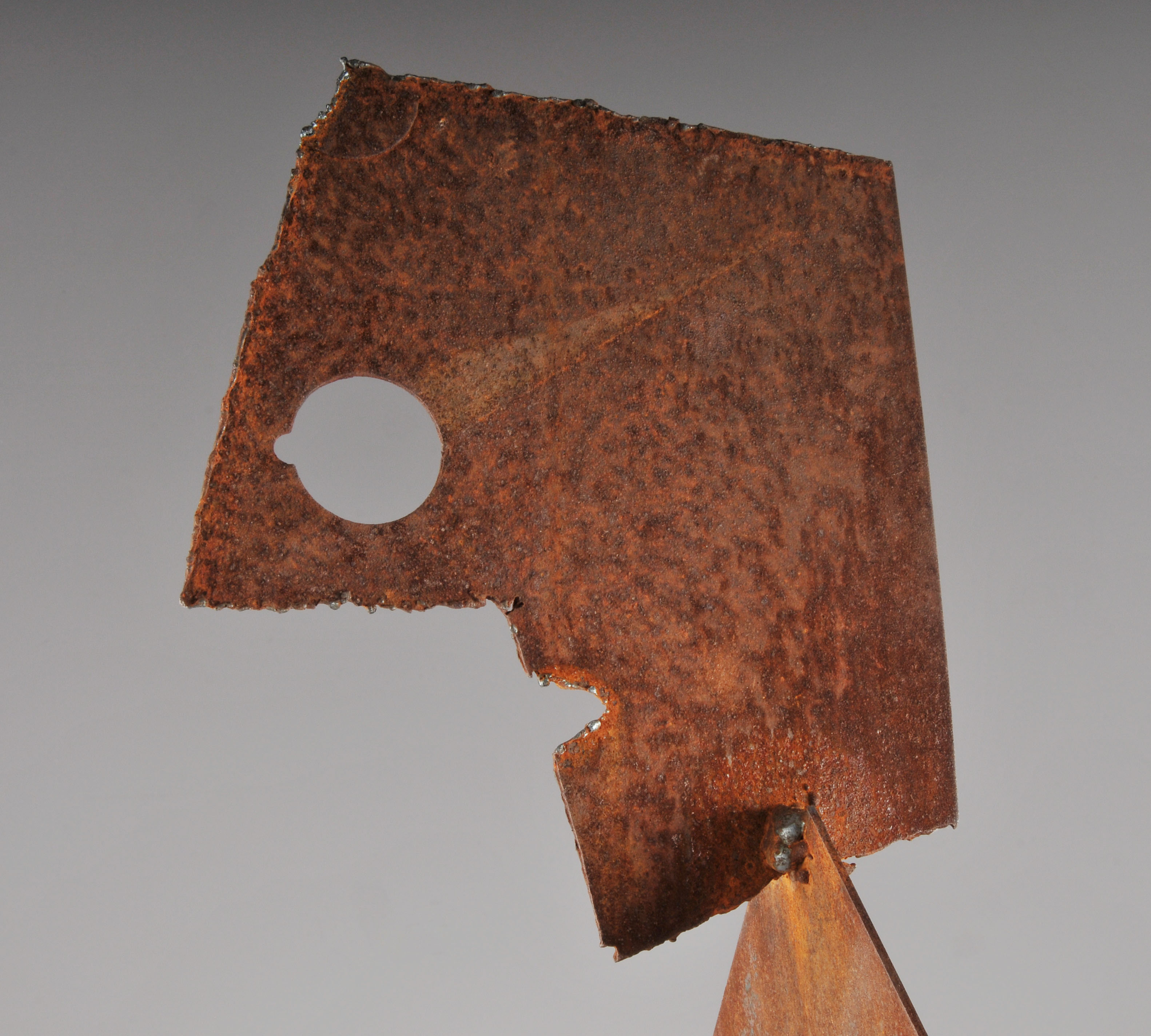 Modern Sculpture in Sheet Steel, Dancing Parent and Child