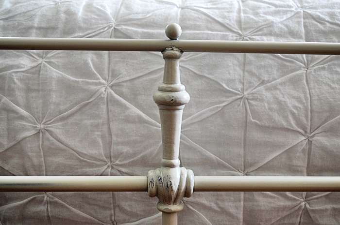 Pottery Barn"Claudia" King Size Iron Bed 