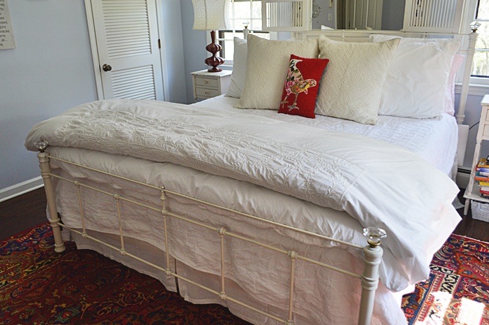 Pottery Barn"Claudia" King Size Iron Bed 