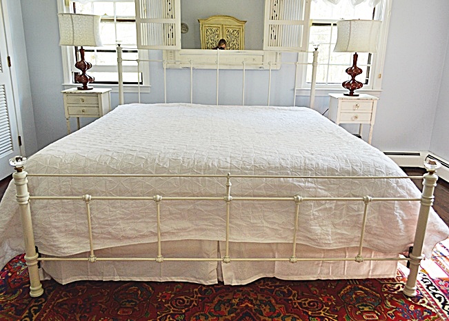 Pottery Barn"Claudia" King Size Iron Bed 