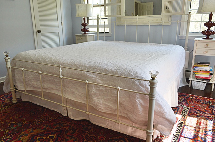 Pottery Barn"Claudia" King Size Iron Bed 