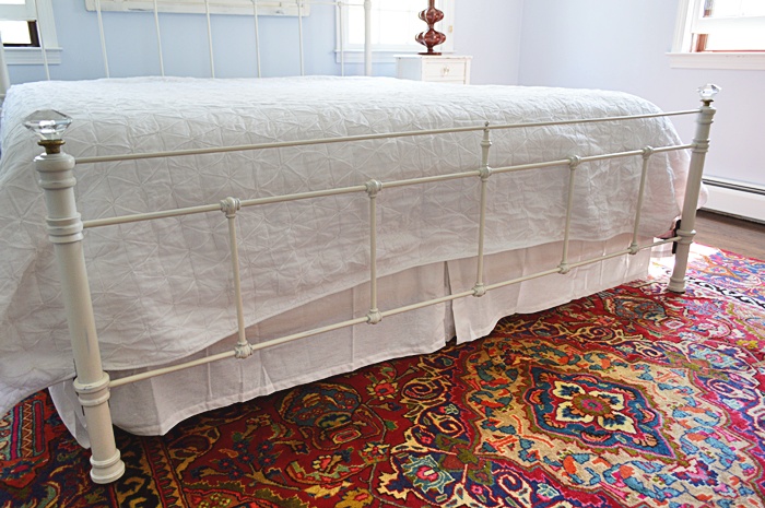 Pottery Barn"Claudia" King Size Iron Bed 