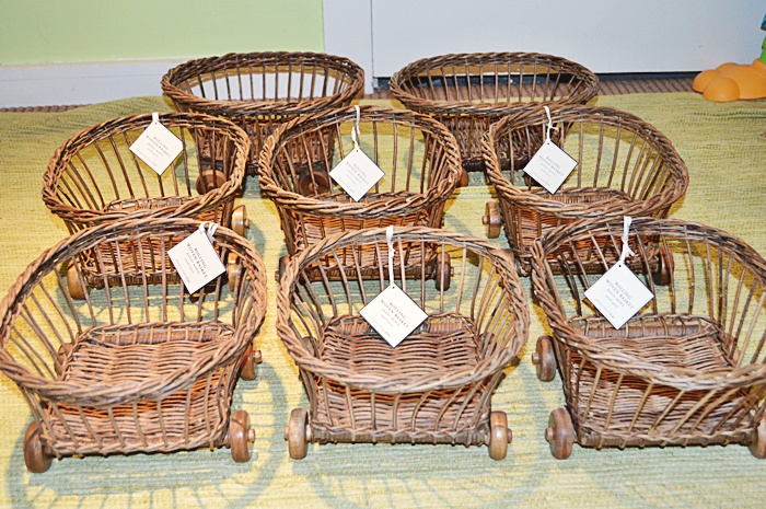 Pottery Barn Kids Rolling Storage Baskets