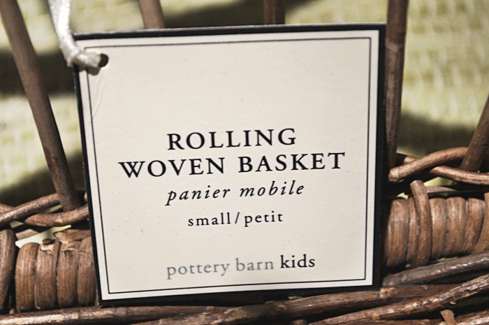 Pottery Barn Kids Rolling Storage Baskets