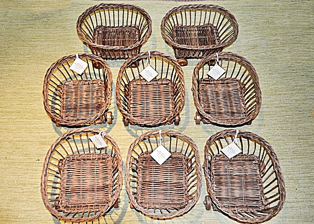 Pottery Barn Kids Rolling Storage Baskets