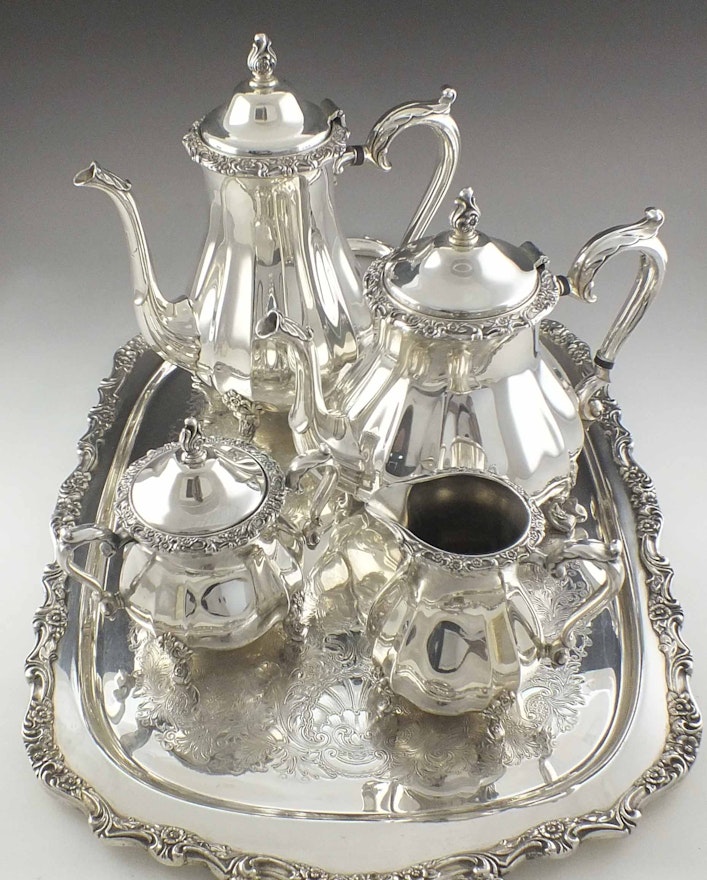 International Silver Silver plate Tea Service