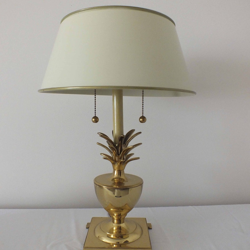 Plated Brass Desk  Lamp