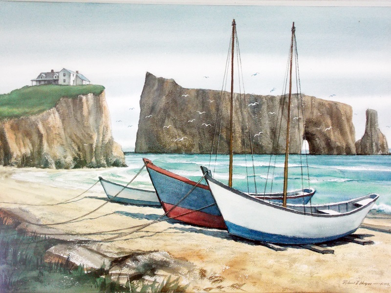 Robert T Hayes Watercolor